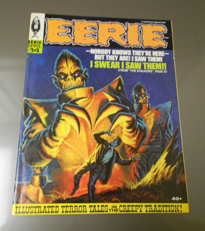 1967 EERIE #14 VF+ Horror Magazine ALEX TOTH Reed Crandall WARREN