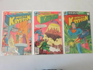 World of Krypton Set #1-3 8.0 VF (1979)