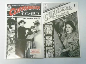 Cliffhanger Comics #1A + 1B (1989) 8.0 VF