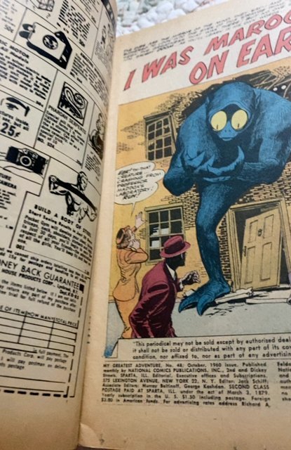 My Greatest Adventure #48 (1960)sci-fi / horror anthology