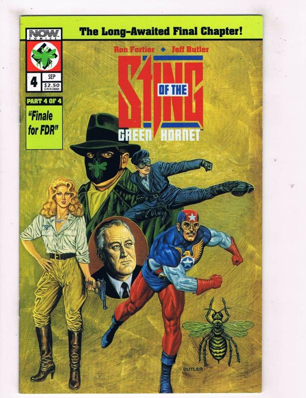 Sting Of The Green Hornet #4 VF Now Comics Comic Book Sept 1992 DE40 AD14