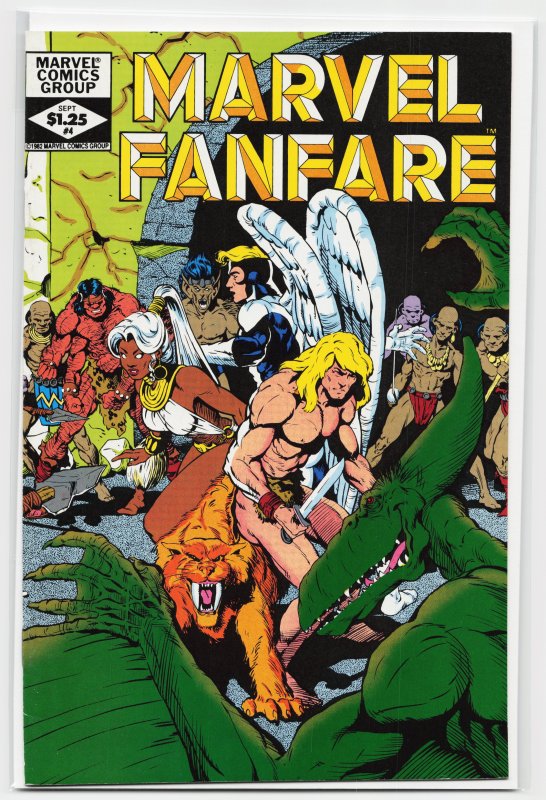 Marvel Fanfare #4 (1982) Angel