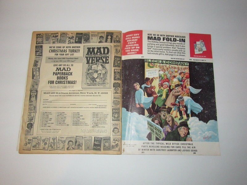 Mad Magazine #124 Norman Mingo Cover January 1969 EC Publications GD