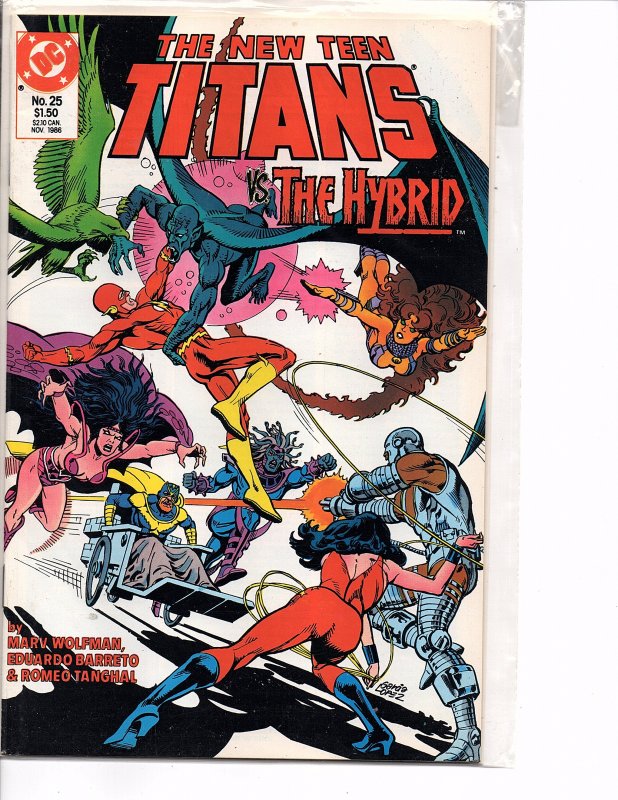 DC Comics New Teen Titans #25 Flash, Cyborg, Wonder Girl Marv Wolfman Story