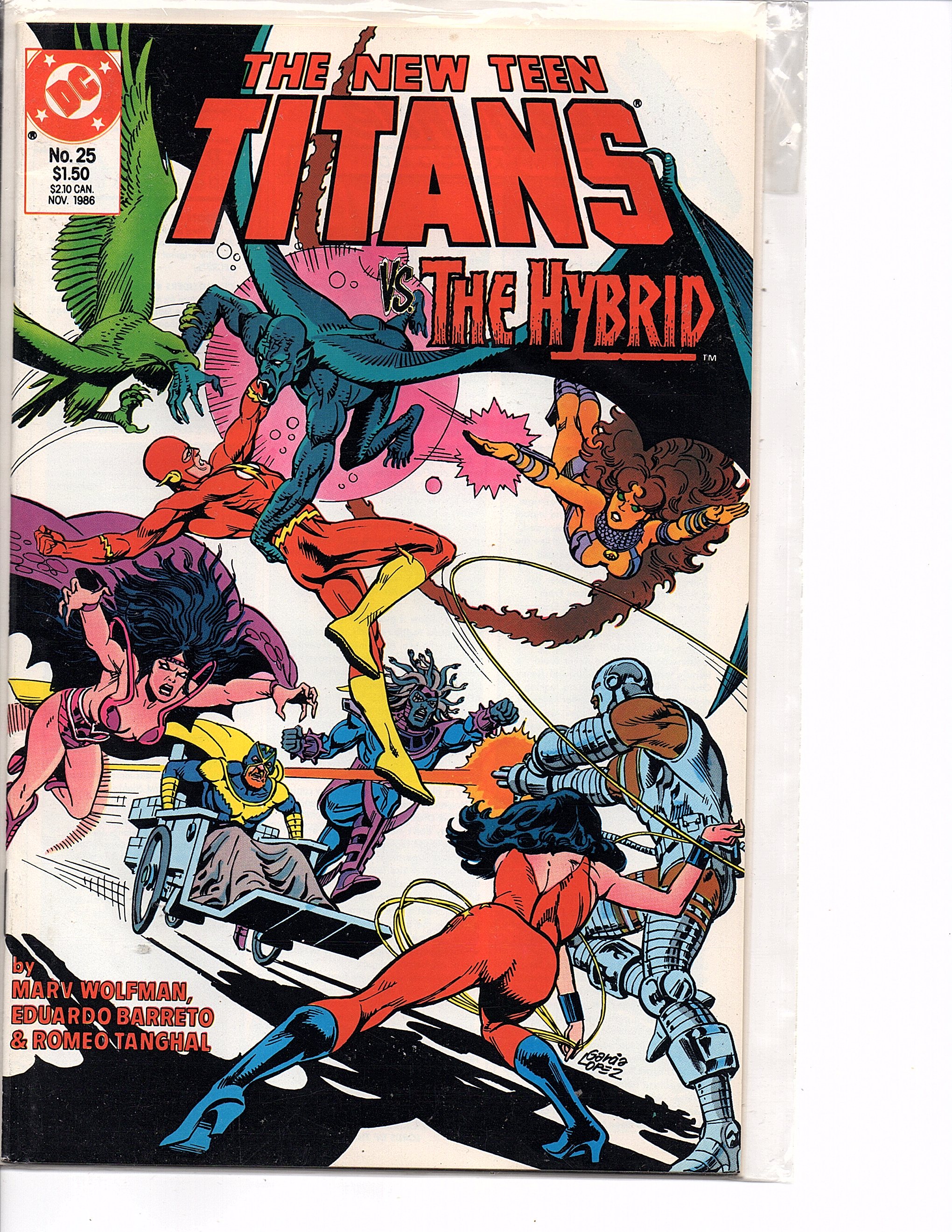 Dc Comics New Teen Titans 25 Flash Cyborg Wonder Girl Marv Wolfman Story Hipcomic