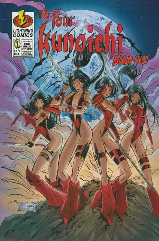 Four Kunoichi, The: Bloodlust #1 VF/NM; Lightning | save on shipping - details i