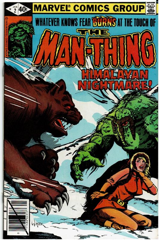 Man-Thing (1979 2nd Series) #2, VF/NM