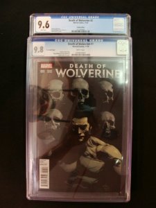 Death of Wolverine #1-2 Leinil Francis Yu Variants Set of 2 Graded CGC 9.6-9.8