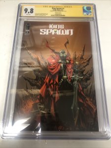 King Spawn (2021) #1 (CGC 9.8 SS) Signed Javier Fernandez •Story Todd Mcfarlane