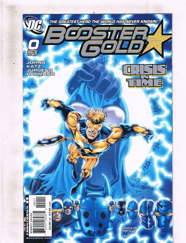 Lot of 5 Booster Gold DC Comic Books #0 6 7 8 9 Maxwell Lord Blue Beetle LH10