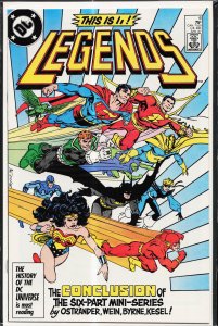 Legends #6 (1987) Superman [Key Issue]