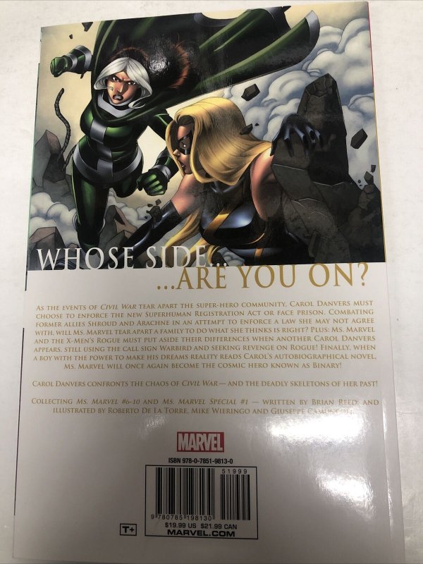 Civil War Ms. Marvel (2015) Marvel TPB SC Brian Reed