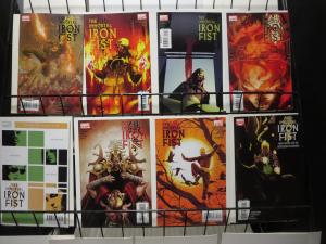 Immortal Iron Fist #15-27 Lot of 8Diff (Marvel 2008) Danny Rand and Predecessors