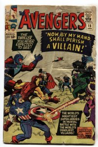 Avengers #15 1965- Marvel Silver Age- Captain America COMIC BOOK