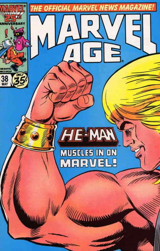 Marvel Age #38 FN; Marvel | He-Man (Masters of the Universe) - we combine shippi 