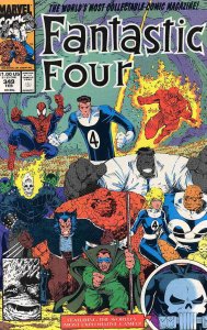 Fantastic Four (Vol. 1) #349 FN ; Marvel | New Fantastic Four Art Adams