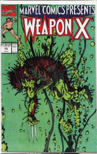 Marvel Comics Presents #73 Direct Edition (1991) Wolverine [Key Issue]