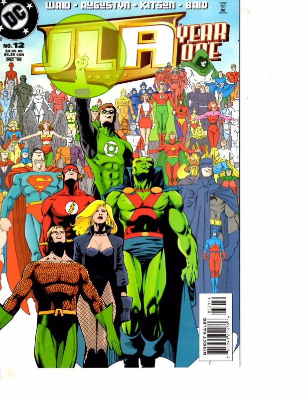 Lot Of 2 DC Comic Books JLA Year One #12 and Justice League JL? #1   ON13