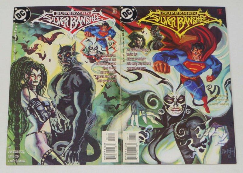 Superman: Silver Banshee #1-2 VF/NM complete series - dan brereton set lot