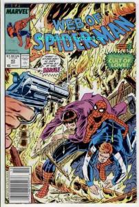 WEB of SPIDER-MAN #43, VF/NM, Spanish Inquisition, Cult , more SM in store