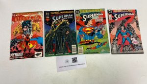 4 DC Comics Superman 21 82 Man of Steel 50 Superman Annual 5 47 JW18