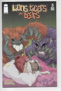 Lions,Tigers & Bears #1,2,3 Set Signed by Mike Bullock (Image, 2005) VF