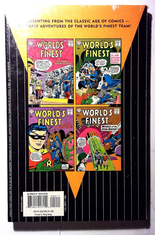 DC Archive Editions World's Finest HC #2 2001 DC Superman Batman Hardcover Book
