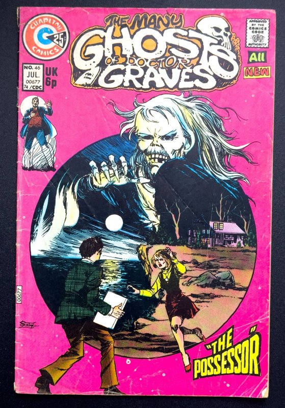 Many Ghosts of Dr. Graves #46 (1974) - Charlton Horror - GD/FN