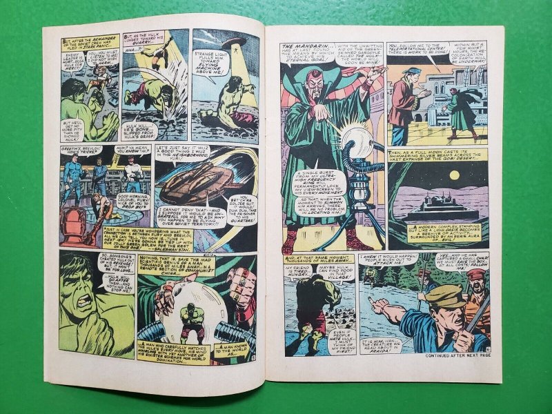 Incredible Hulk #107 Mandarin app Herb Trimpe 1968 Marvel FN 