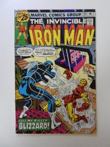 Iron Man #86 (1976) vs The Blizzard! MVS Intact Solid Fine Condition!