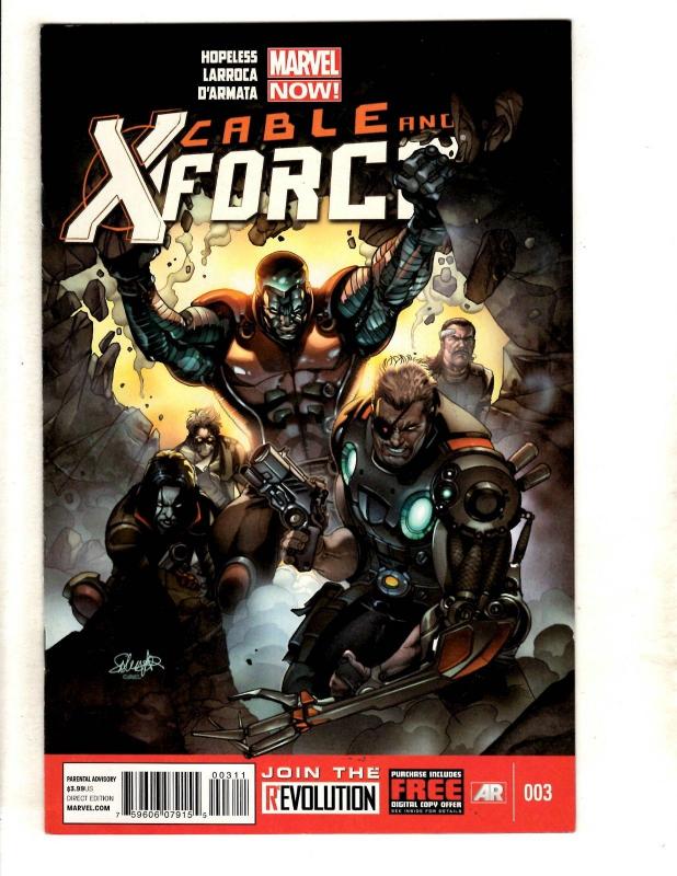 10 Cable & X-Force Marvel Comic Books #1 2 3 4 5 6 7 8 9 10 X-Men Wolverine CJ9 