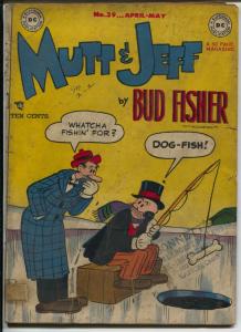 Mutt & Jeff  #39 1949-DC-Bud Fisher art-G/VG