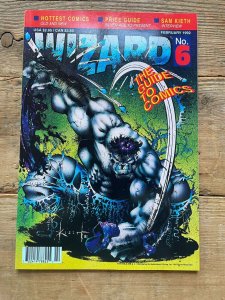 Wizard # 6 NM 1st Print Grey Hulk Variant Comic Book Magazine Marvel DC 6 J873