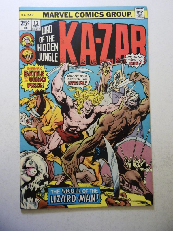 Ka-Zar #13 (1975) VF- Condition