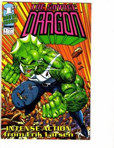 Lot Of 3 Savage Dragon Image Comic Books # 1 13 22 Erik Larsen Ninja Turtles HJ7