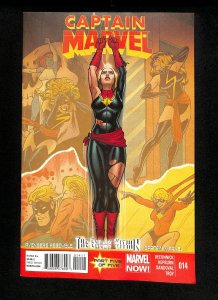 Captain Marvel (2012) #14 1st Cameo Kamala Khan!