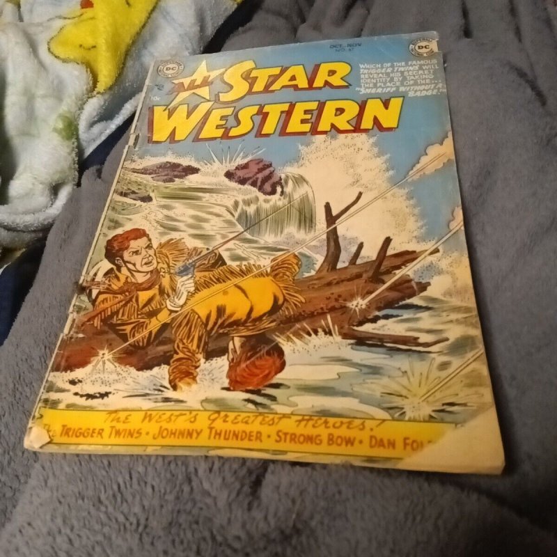 All Star Western 67 DC Comics 1952 Golden Age 1st Johnny Thunder Issue Key Book