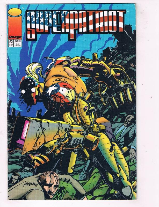 Super Patriot #3 VG/FN Image Comics Modern Age Comic Book Oct 1993 DE48