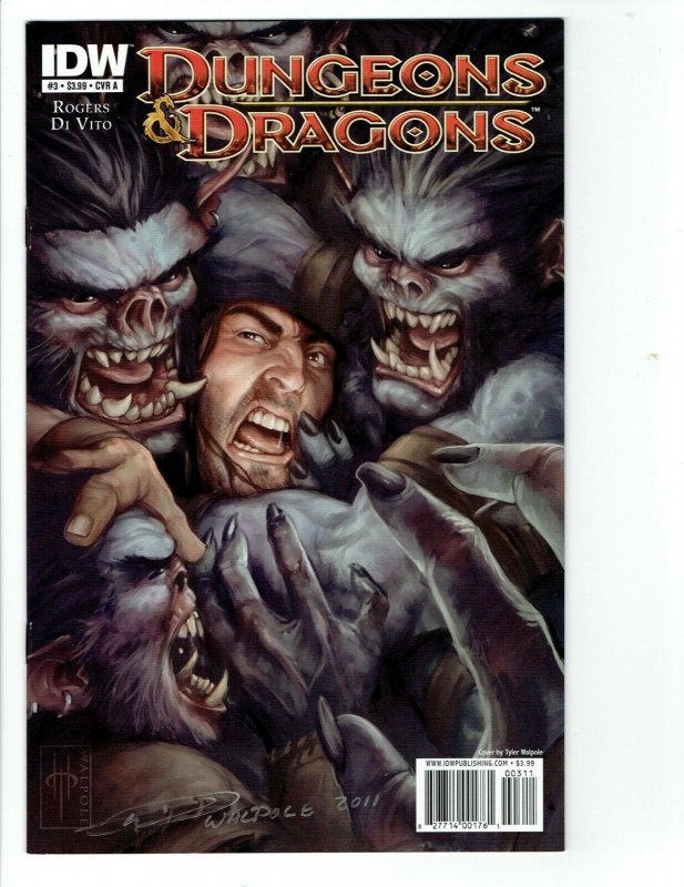 Dungeons And Dragons #3A VF; IDW Tyler Walpole cover