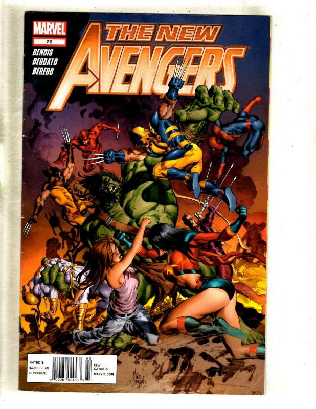 10 Marvel Comic Books New Avengers # 3 6 8 10 11 20 16.1 20 23 Annual # 1 MF22