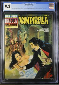 Vampirella 22 Cgc 9.2 Ow/w Pages Warren 1973