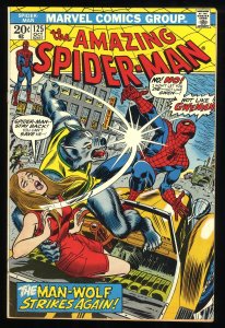 Amazing Spider-Man #125 FN/VF 7.0 2nd Appearance Man-Wolf!