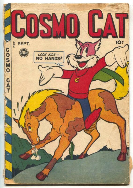 Cosmo Cat #9 1947- Fox Golden Age comic- no back cover