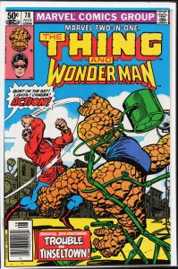 Marvel Two-in-One #78 (1981) Wonder Man