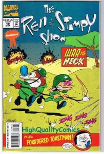 REN & STIMPY SHOW #18, NM, War is Heck, Powdered Toastman, more RS in store