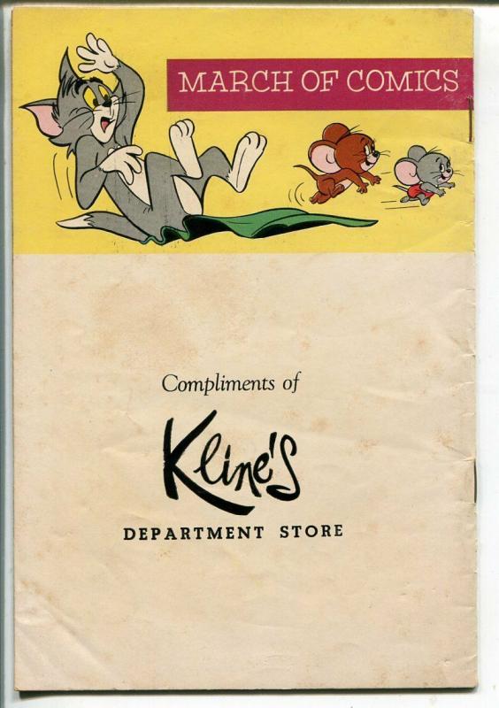 MARCH OF COMICS #295 1966-K.K. PUBS-TOM AND JERRY-CHECKERS PLAYING-vg