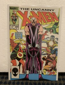 1985 UNCANNY X-MEN Comic #200 Copper Age, Marvel (C510)