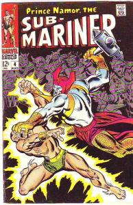 Sub-Mariner #4 (Aug-68) VF High-Grade Sub-Mariner (Prince Namor)