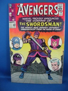 AVENGERS 19 VG F SWORDSMAN MARVEL 1965