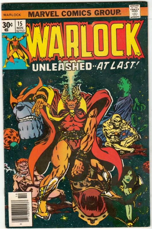 Warlock #15 (Nov-76) VF High-Grade Adam Warlock